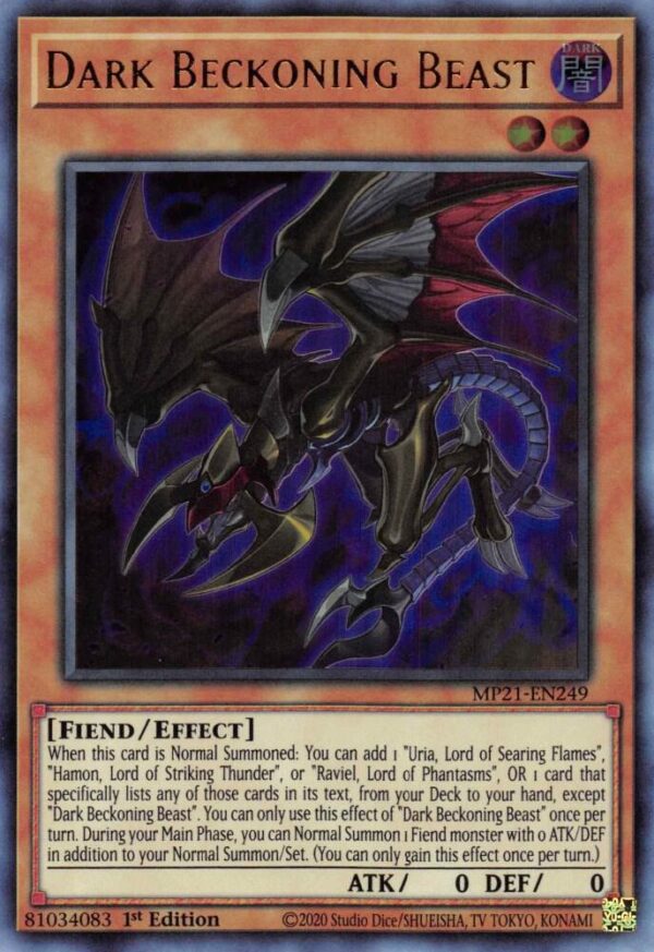 DARK BECKONING BEAST