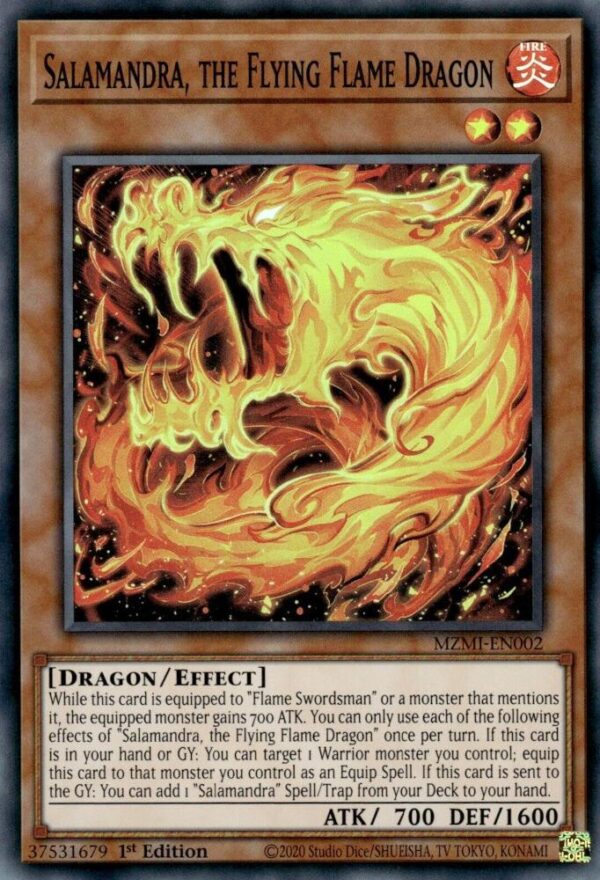 SALAMANDRA, THE FLYING FLAME DRAGON
