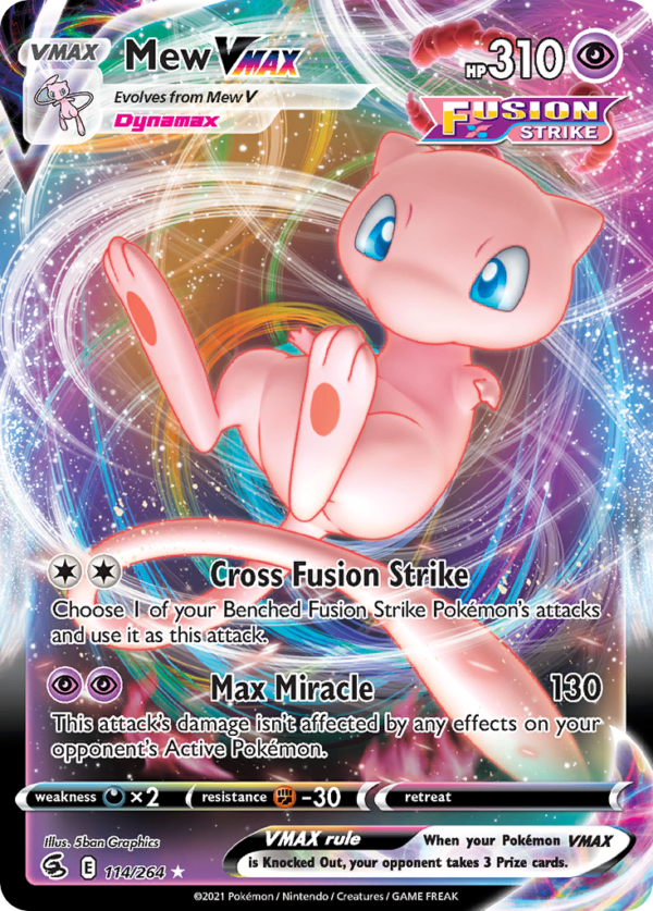 Mew VMAX - SWSH08: Fusion Strike (SWSH08) CHINA