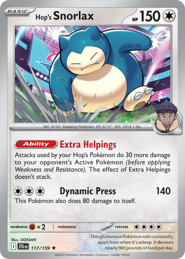 Hop's Snorlax - SV09: Journey Together