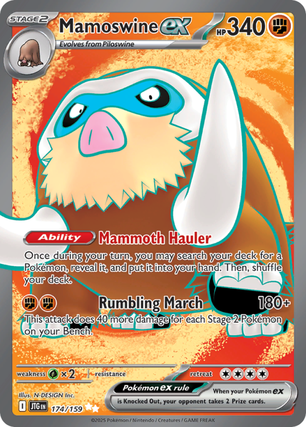 Mamoswine ex - 174/159 - SV09: Journey Together