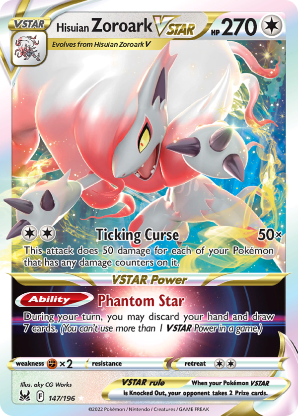 Hisuian Zoroark VSTAR - SWSH11: Lost Origin (SWSH11)