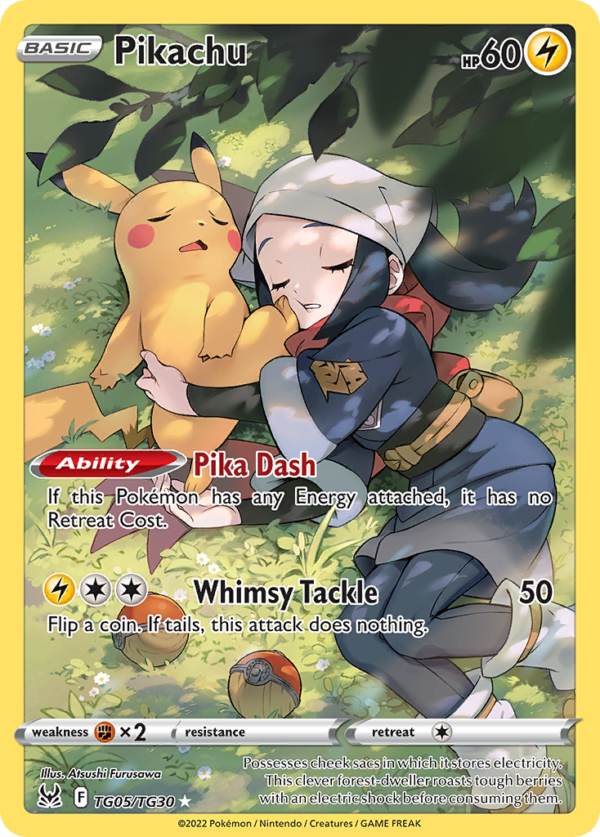 Pikachu - SWSH11: Lost Origin Trainer Gallery (SWSH11: TG)