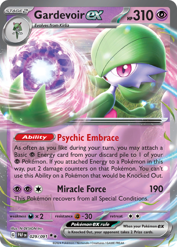 Gardevoir ex - 029/091 - SV: Paldean Fates (PAF)